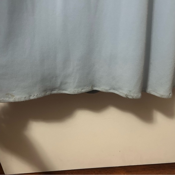 Ellie Wilde Light Blue Beaded Prom Dress - Picture 9 of 9